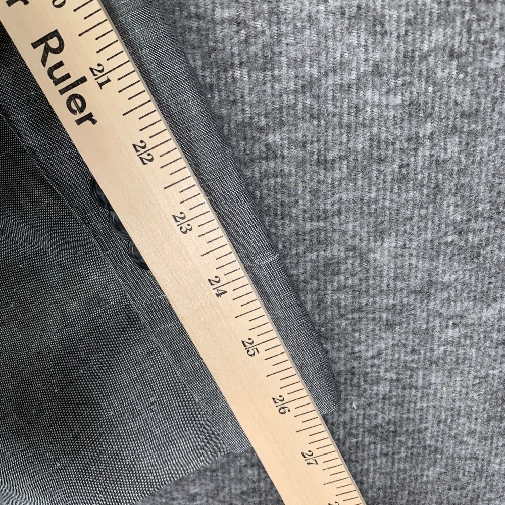 Suitsupply Linen Blazer Jacket Men 42L Gray Washington FL Vitale Barberis Sport - Picture 15 of 16